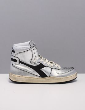 Diadora Heritage Mi Basket Silver Hoge sneakers Goud/zilver